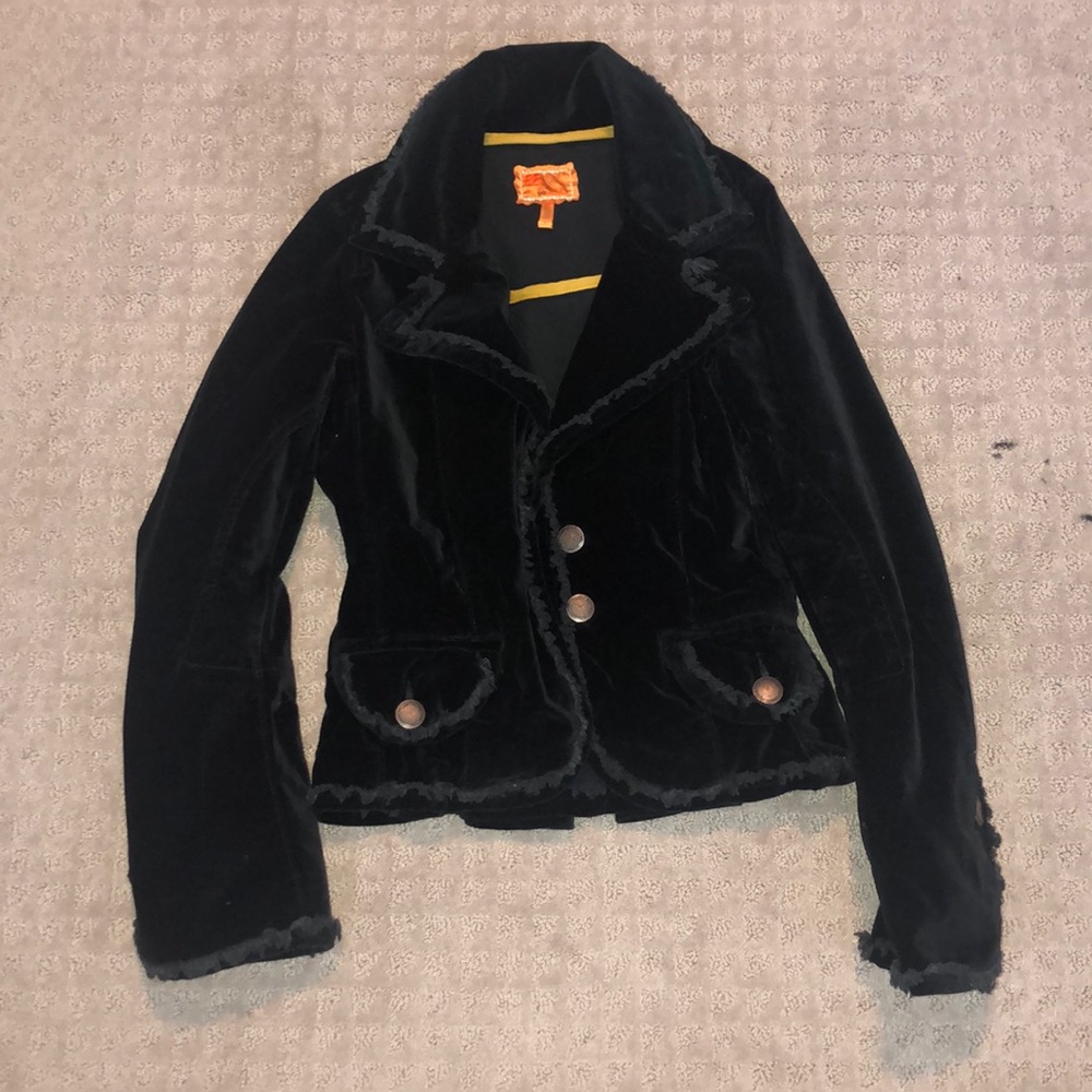 Black Velvet Blazer